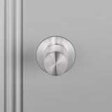 Door Knob Set Linear Steel By Buster And Punch Front View