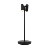 Doppia Accent Rechargeable Table Lamp Black Visual Comfort Modern