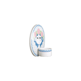 Bjørn Wiinblad Dora Tealight Holder, Blue Face, Ø: 5.1" By Bjorn Wiinblad