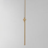 Dorian 48" Vertical LED Pendant by ET2 - Gold