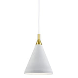 Dorothy Tall Pendant Light By Kuzco Small WH