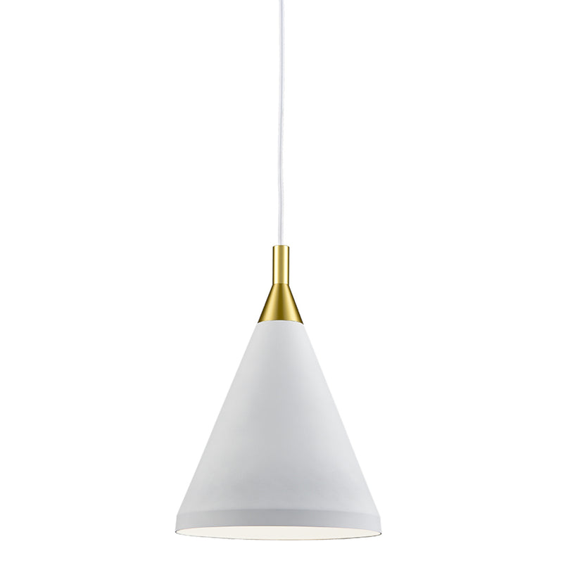 Dorothy Tall Pendant Light By Kuzco Small WH