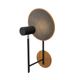Dot 4128 Wall Sconce Slate Teak by Accord