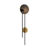Dot 4246 Wall Sconce Slate Organic Gold by Accord