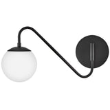 Dottie Wall Sconce Black By Lark Living  - Side View2