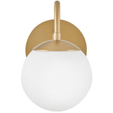 Dottie Wall Sconce Lacquered Brass By Lark Living - Front View