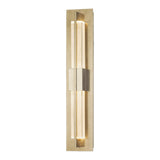Double Axis Wall Sconce, shown in Soft Gold, by Hubbardton Forge