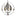 Double Cirque Chandelier, shown in Dark Smoke, by Hubbardton Forge