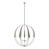 Double Cirque Large Scale Chandelier in Dark Smoke by Hubbardton Forge