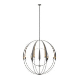 Double Cirque Large Scale Chandelier in Natural Iron by Hubbardton Forge