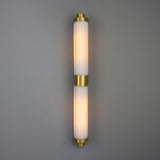 Double Louise Wall Light - Satin Brass