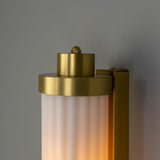Double Louise Wall Light - Satin Brass