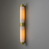 Double Louise Wall Light - Satin Brass
