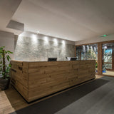White Downey 2-in Semi-Flush Mount By Kuzco in Reception Area