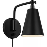 Drae Task Wall Sconce — Midnight Black