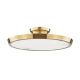 Draper Flush Mount - Aged Brass by Hudson Valley