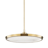 Draper Pendant - 20.25 Inch - Aged Brass by Hudson Valley