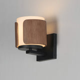 Draughtsman Wall Sconce Walnut / Black by Maxim Lighting