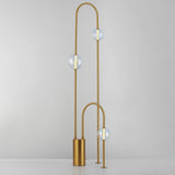 Dreamer Floor Lamp Natural Aged Brass By Studio M Side View