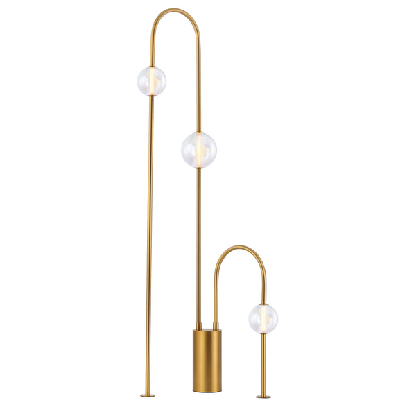 Dreamer Floor Lamp Natural Aged Brass By Studio M