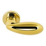 Drop Door Knob in HPS Zirconium Gold by Colombo Design