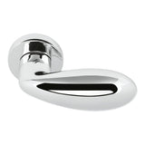 Drop Door Knob in Polished Chrome by Colombo Design