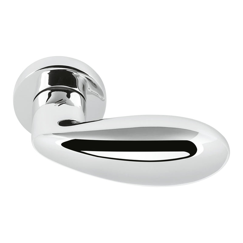 Drop Door Knob in Polished Chrome by Colombo Design