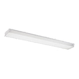 Drop Lens Fluorescent Flushmount — 48 Inch, White