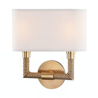 Dubois Wall Sconce - Aged Brass by Hudson Valley