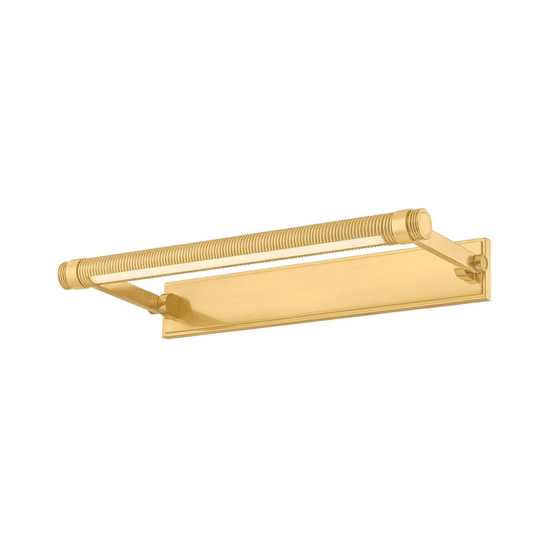 Duell Picture Light - 18 Inch - Aged Brass by Hudson Valley