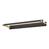 Duell Picture Light - 30 Inch - Aged Brass with Distressed Bronze by Hudson Valley