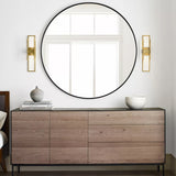 Duelle Wall Sconce Natural Brass By Visual Comfort Modern - Lifestyle View1