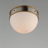 Duke Flush Mount Satin Nickel / Satin Brass by Maxim Lighting