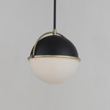 Duke Pendant Black/Weathered Brass by Maxim Lighting