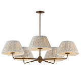 Dunbridge Chandelier Weathered Brass by Maxim Lighting