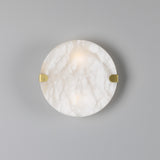 Dundee Circular Alabaster Wall Light