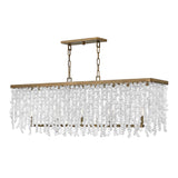 Dune Medium Five Light Linear - Burnished Gold - by Fredrick Ramond