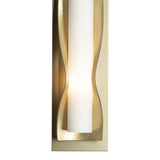 Dune Wall Sconce Small, shown in Modern Brass, by Hubbardton Forge