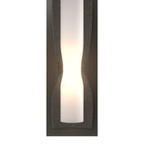 Dune Wall Sconce Small in Dark Smoke by Hubbardton Forge