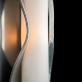 Dune Wall Sconce Small detail in Sterling, by Hubbardton Forge