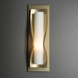 Dune Wall Sconce Small detail in Modern Brass, by Hubbardton Forge