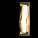 Dune Wall Sconce Small detail in Modern Brass, by Hubbardton Forge