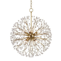Dunkirk Chandelier - 8-Light - Aged Brass by Hudson Valley