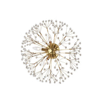 Dunkirk Semi Flush - 4-Light - Aged Brass by Hudson Valley