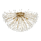 Dunkirk Semi Flush - 6-Light - Aged Brass by Hudson Valley