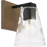 Dunton Wall Sconce — Small, Midnight Black