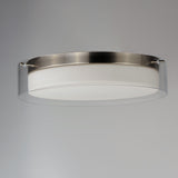 Duo Round Flush Mount Satin Nickel by Maxim Lighting