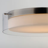 Duo Round Flush Mount Satin Nickel by Maxim Lighting