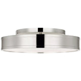 Dupont Round Semi Flush Medium Polished Nickel By Visual Comfort Studio 