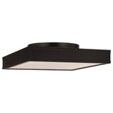 Dupont Square Semi Flush Aged Iron Medium By Visual Comfort Main View 3